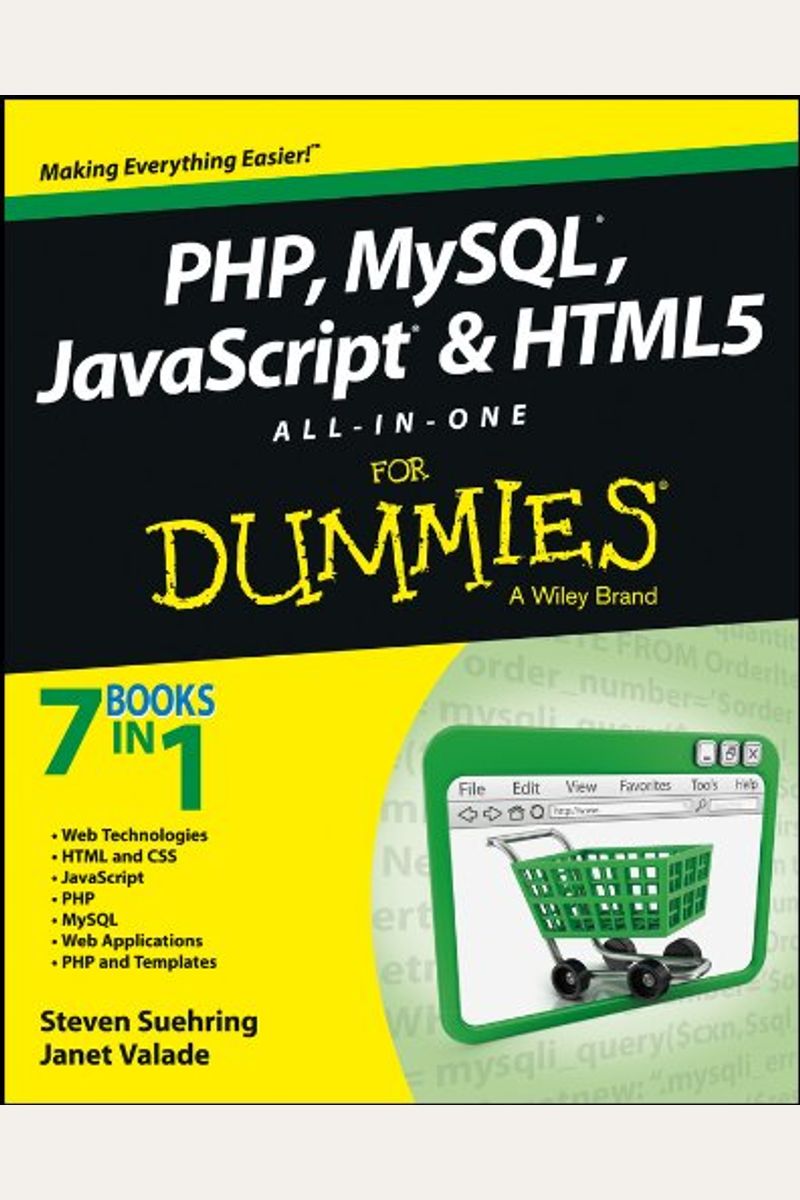 Buy Php, Mysql, Javascript & Html5 AllInOne For Dummies Book By
