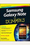 Samsung Galaxy Note For Dummies