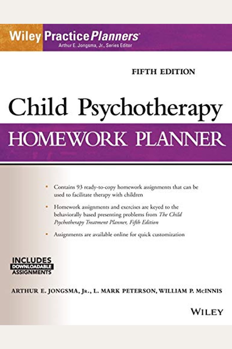 psychotherapy homework planner pdf