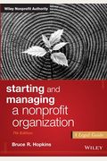 Starting And Managing A Nonprofit Organization: A Legal Guide