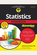 Statistics Workbook for Dummies with Online Practice