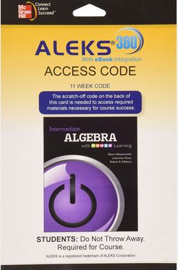 Aleks 360 for Messersmith Intermediate Algebra with P.O.W.E.R. Learning, 1e (11 Weeks) Aleks 360 for Messersmith Intermediate Algebra with P.O.W.E.R. Learning, 1e (11 Weeks)