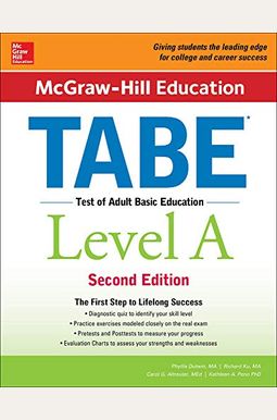 Mcgraw-Hill Education Tabe Level A, Second Edition Mcgraw-Hill Education Tabe Level A, Second Edition