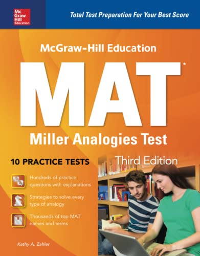 Buy Mcgraw-Hill Education Mat Miller Analogies Test, Third Edition Book ...