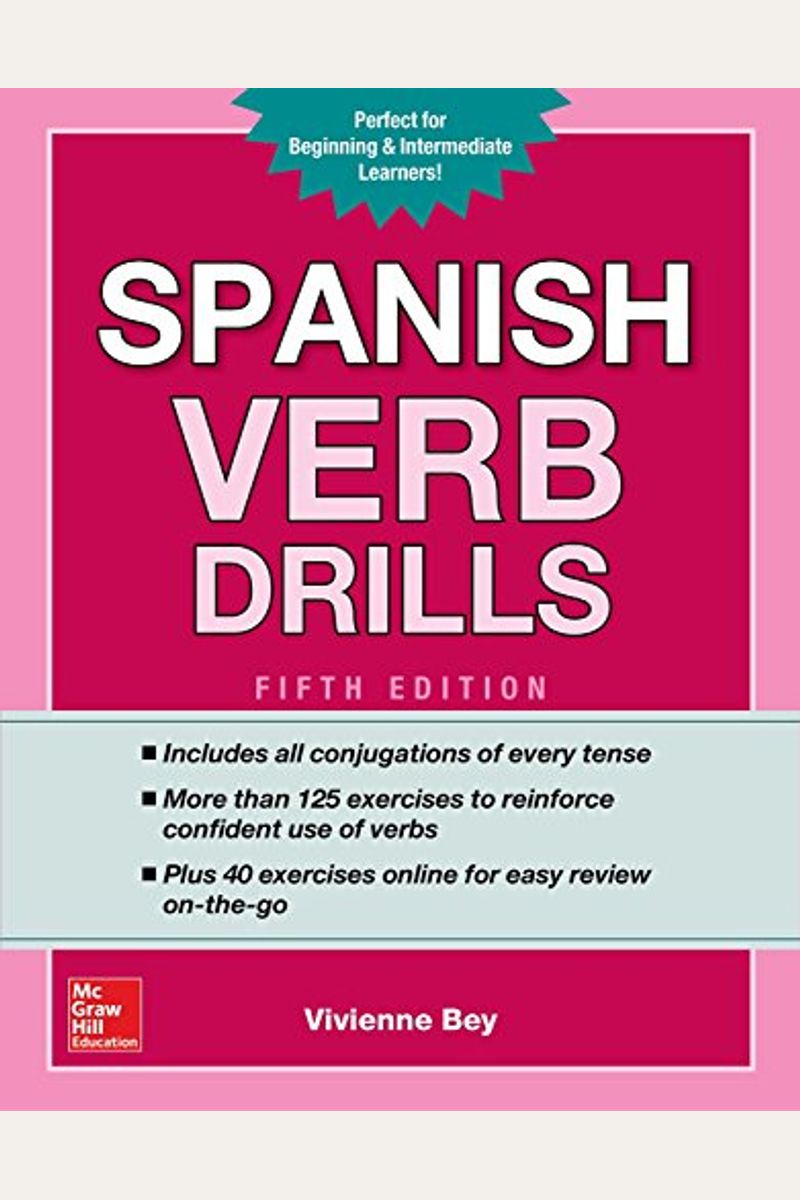 Buy Spanish Verb Drills, Fifth Edition Book By Vivienne Bey