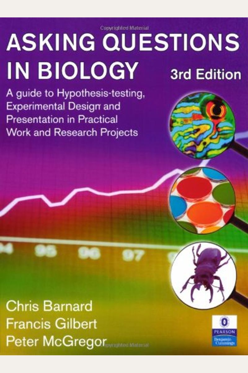 Buy Asking Questions In Biology A Guide To HypothesisTesting