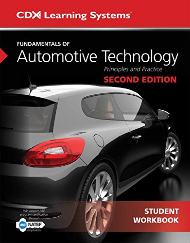 Buy Fundamentals Of Automotive Technology Student Workbook Book By ...