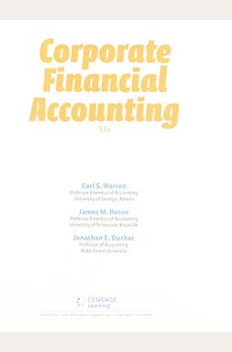 Corporate Financial Accounting Corporate Financial Accounting