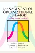 Management Of Organizational Behavior Leading Human Resources