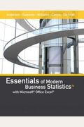 Essentials Of Modern Business Statistics With Microsoftoffice Excel (With Xlstat Education Edition Printed Accesscard)