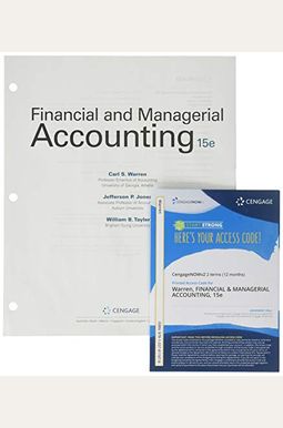 Bundle: Financial & Managerial Accounting, Loose-leaf Version, 15th + CengageNOWv2, 2 terms Printed Access Card