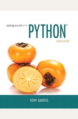 Buy Starting Out With Python Book By: Tony Gaddis