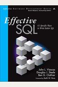 Effective Sql: 61 Specific Ways To Write Better Sql