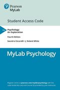 Mylab Psychology Without Pearson Etext -- Standalone Access Card -- For Psychology: An Exploration