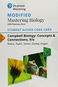 Modified Mastering Biology With Pearson Etext -- Standalone Access Card -- For Campbell Biology: Concepts & Connections