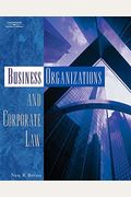 Business Organizations And Corporate Law