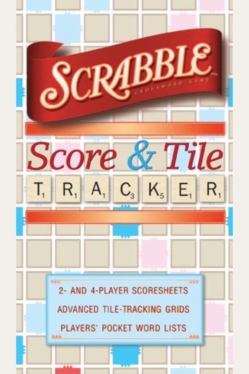 Buy Scrabble Score & Tile Tracker Book By Sas Publishing