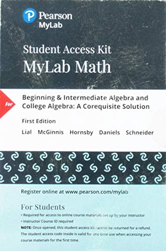 Buy Mylab Math With Pearson Etext -- Standalone Access Card -- For ...