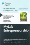 Mylab Entrepreneurship with Pearson Etext -- Combo Access Card -- For Entrepreneurship: Starting and Operating a Small Business [With Access Code]