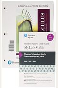 Thomas' Calculus Early Transcendentals Loose-Leaf Edition Plus Mylab Math With Pearson Etext - 18-Week Access Card Package [With Access Code]