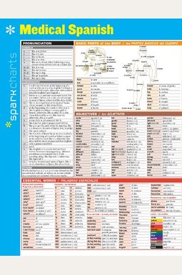 Medical Spanish Sparkcharts, 40 Medical Spanish Sparkcharts, 40
