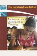 Measurement And Assessment In Teaching