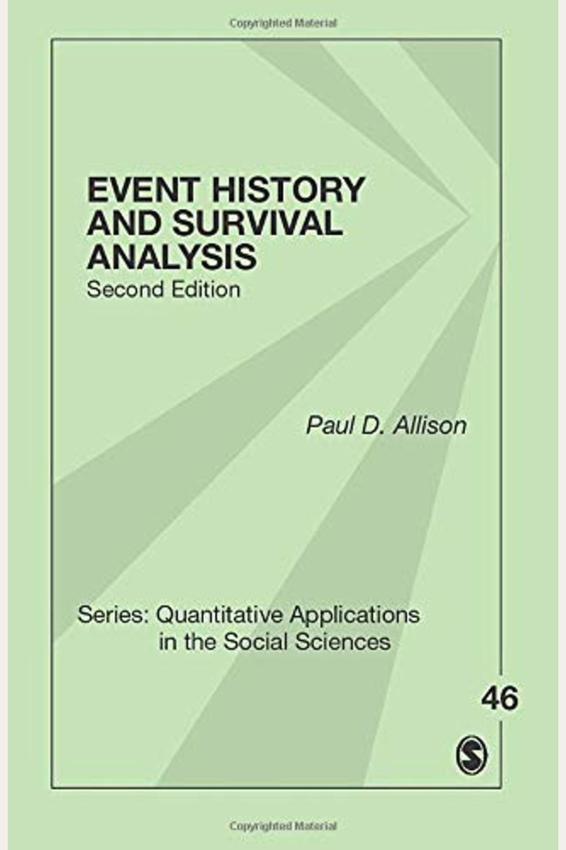 Event History And Survival Analysis