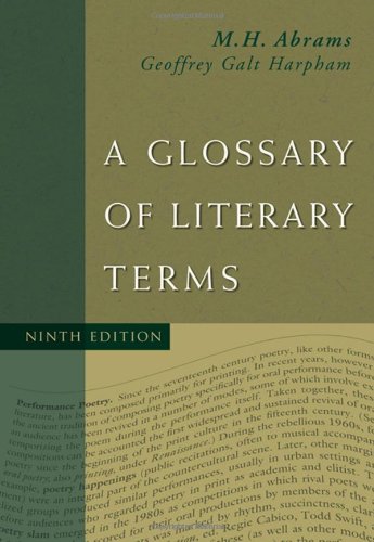 Buy A Glossary Of Literary Terms Book By: M H Abrams