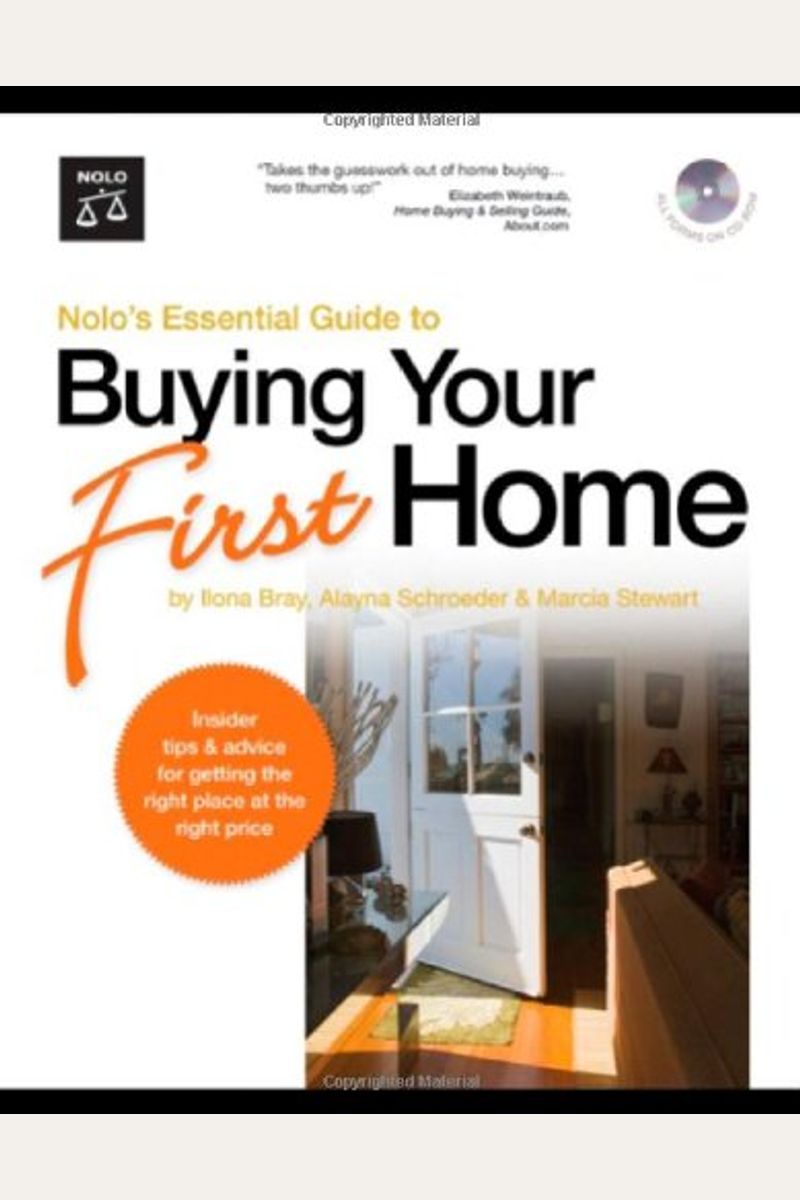 Nolo's Essential Guide To Buying Your First Home [With Cdrom]