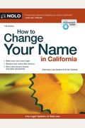How To Change Your Name In California