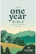 One Year Premium Slimline Bible-Nlt-Large Print 10th Anniversary