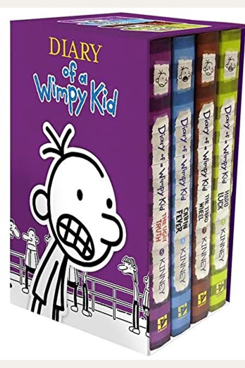 Diary Of A Wimpy Kid Box Of Books 5-8