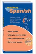 Spanish Grammar & Vocabulary Easel Book: A Quickstudy Reference Tool For School, Work & Language Barriers