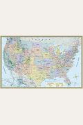 U.s. Map Poster (32 X 50 Inches) - Laminated: - A Quickstudy Reference
