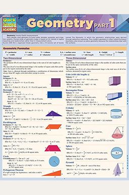 Geometry Part 1: Quickstudy Laminated Reference Guide Geometry Part 1: Quickstudy Laminated Reference Guide