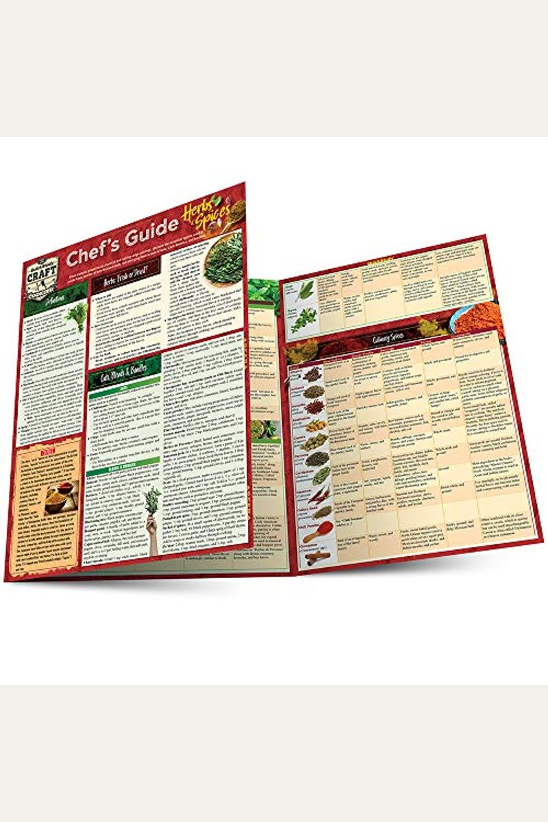 Chef's Guide To Herbs & Spices: A Quickstudy Laminated Reference Guide