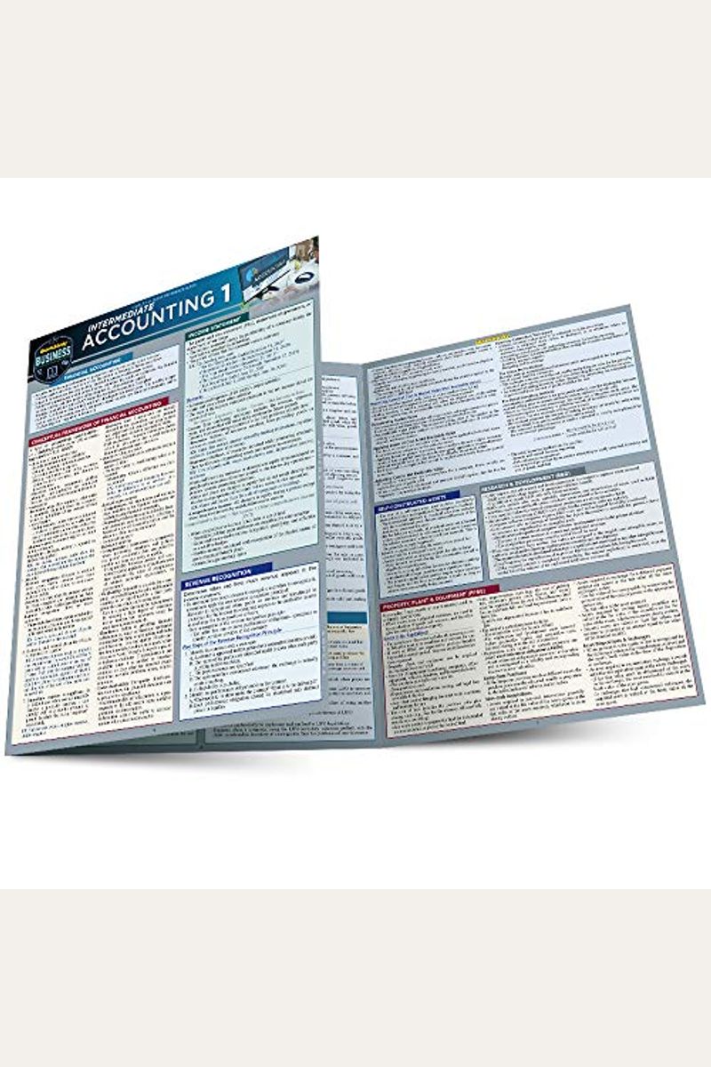 Intermediate Accounting 1: A Quickstudy Laminated Reference Guide