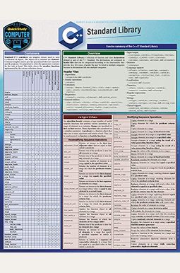 C++ Standard Library: A Quickstudy Laminated Reference Guide C++ Standard Library: A Quickstudy Laminated Reference Guide
