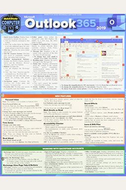 Microsoft Outlook 365 - 2019: A Quickstudy Laminated Software Reference Guide Microsoft Outlook 365 - 2019: A Quickstudy Laminated Software Reference Guide