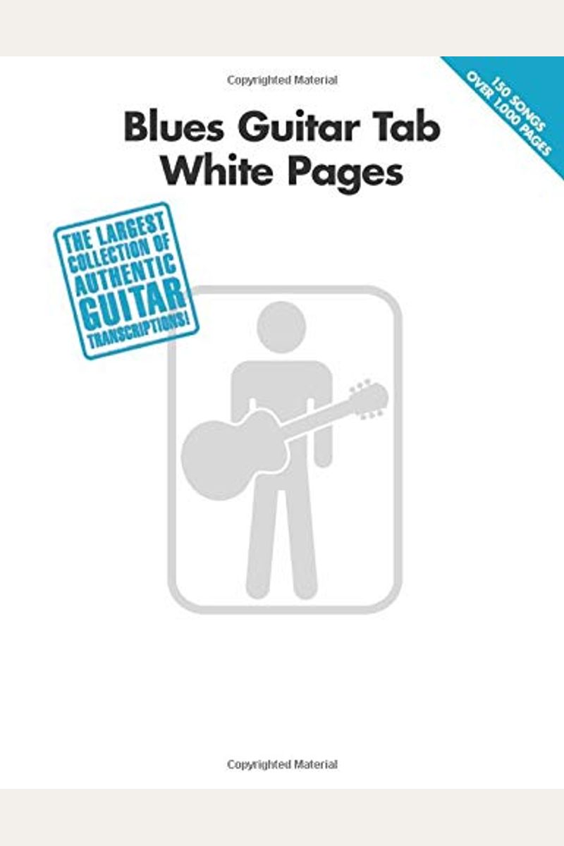 Buy Blues Guitar Tab White Pages Book By Hal L Corp