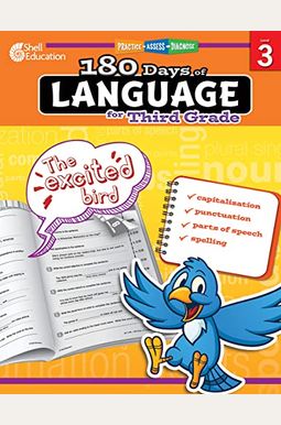 180 Days Of Language For Third Grade: Practice, Assess, Diagnose 180 Days Of Language For Third Grade: Practice, Assess, Diagnose