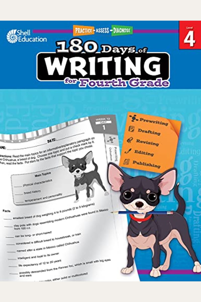 180 Days Of Writing For Fourth Grade: Practice, Assess, Diagnose