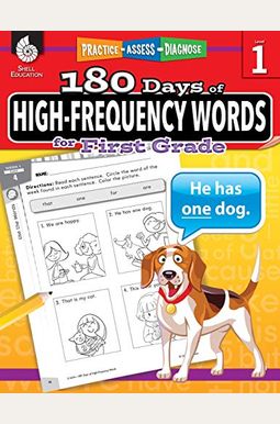 180 Days Of High-Frequency Words For First Grade: Practice, Assess, Diagnose 180 Days Of High-Frequency Words For First Grade: Practice, Assess, Diagnose