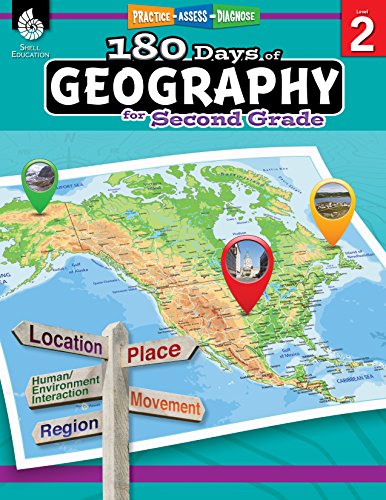 180 Days of Geography for Second Grade: Practice, Assess, Diagnose