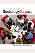 A Guide To Writing Sociology Papers