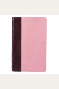 Kjv Giant Print Lux-Leather Pink/Brown
