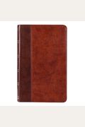 Kjv Giant Print Lux-Leather 2-Tone Brown