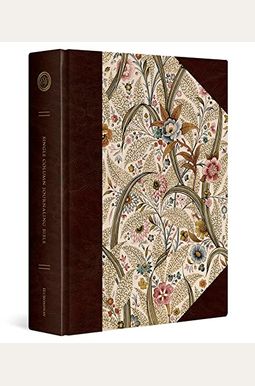 Esv Single Column Journaling Bible, Large Print (Trutone, Burgundy, Grapevine Design)