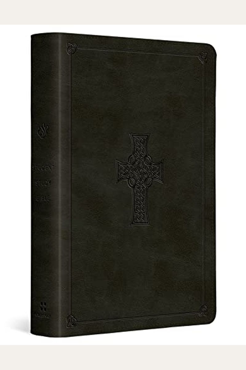 Esv Student Study Bible (Trutone, Olive, Celtic Cross Design)