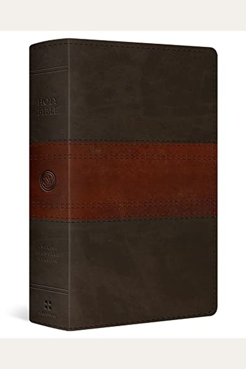 ESV Large Print Personal Size Bible (Trutone, Forest/Tan, Trail Design)